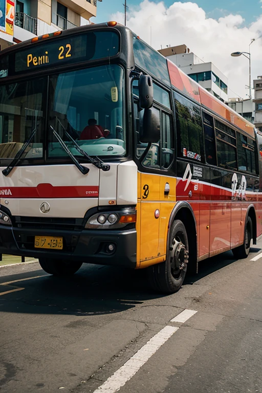 LIMA-PERU PUBLIC TRANSPORT BUS