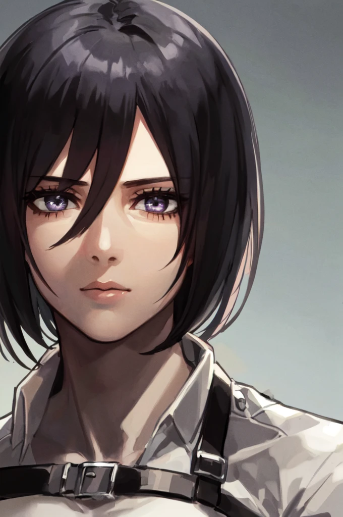 1girl,ultra high details, ultra high auality,(highly detailed face)1.2,(high quality of face)1.3,Mikasa Ackerman,highly detailed abs,perfect female anatomy, best quality of shadows,highly detailed muscles,beautiful face,volume shadows