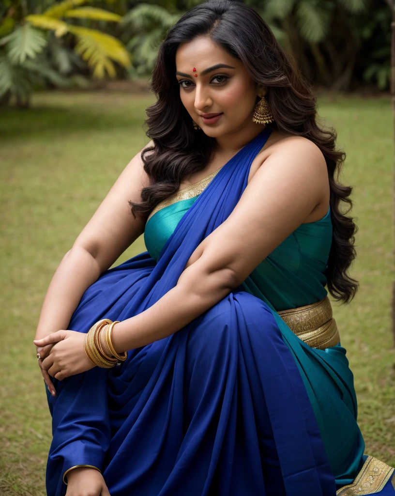 Foto RAW, photorealistic, photography, full body shot, master shot, perfect eyes, goddess like beauty, pierced eyes, perfect thick chubby mallu Desi aunty bhabhi, Wearing a Stanapatta, a chest-band.Saree model, model Photography, Indian saree shoot, Indian traditional wear advertising photography, traditional wear brand shoot, face of Indian actress Sonakshi Sinha, masterpiece, realistic, realism, incredible details,  pleasure, photorealism, detailed skin, skin pores, high contrast, photorealistic Artstation 8k HD digital art trend of high definition and detailed realistic skin texture, ultra detail, realistic skin texture, armature, best quality, ultra high definition, (photorealistic:1.4),, high resolution, detail, raw photo, sweat, Re sharp, by Lee Jefferies Nikon D850 Film Stock Photo 4 Kodak Portra 400 Camera F1.6 Lens Rich Color Ultra Real Realistic Realistic Textures Dramatic Lighting Unreal Engine Trending at Art Station Cinestill 800,(pele altamente detalhada: 1.2), 8k UHD, DSLR, soft-lighting, alta qualidade, grain of film, Fujifilm XT3,she didn't like to wear blouse or bra, she is happy to wear only saree, she hates blouse or bra, detailed hairy armpits, hyper realistic skin, skin pores, sweat, veins, 
