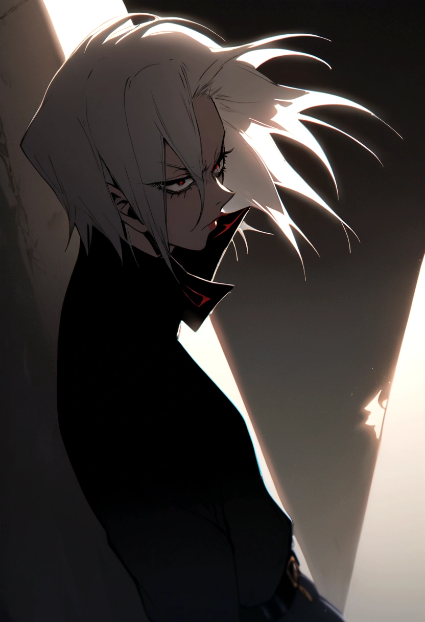 Akira Fudo, Devilman Crybaby, Male, with black clothes