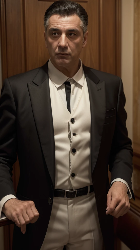 Giovanni Mannochio, the new Mannochio crime family capo, Italian American mob capo, son of Carlo Mannochio, 69 years old, 2023, in Rhode Island, GTA 4 style