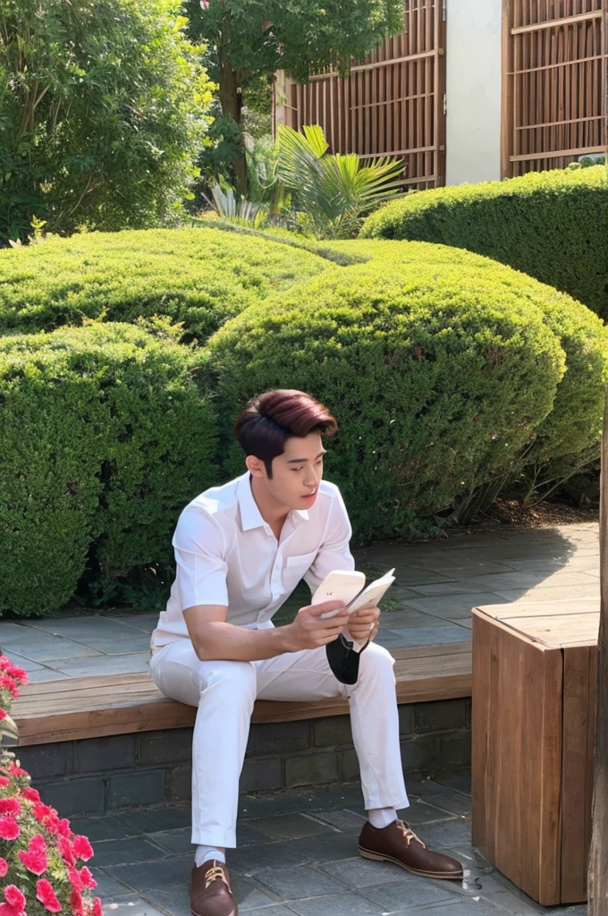 Male character Plants with big cock