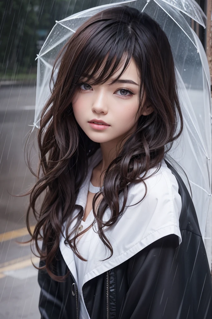 Mc hair in the rain