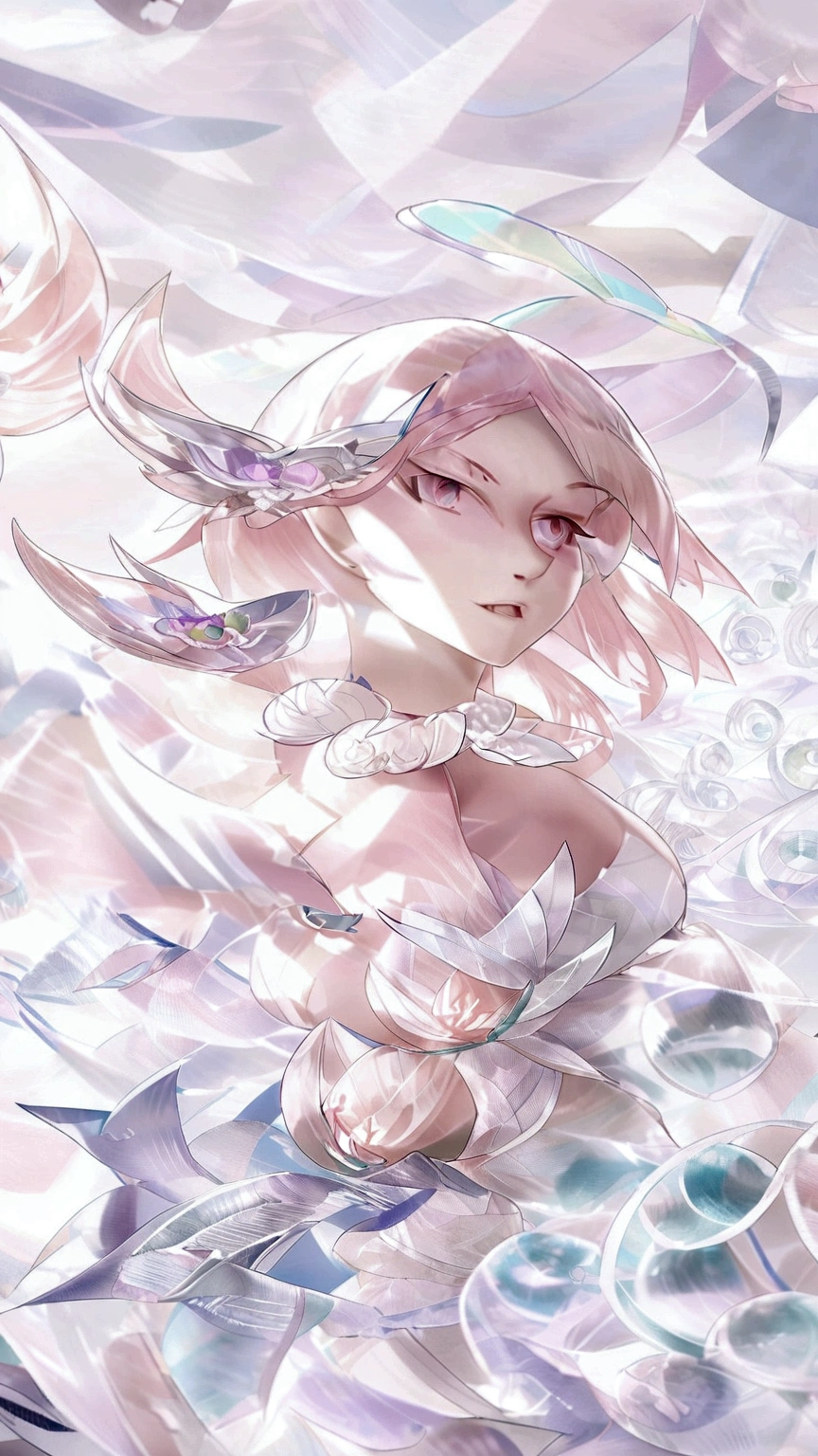 (RAW photo, best quality), (realistic, photo-realistic:1.3),best quality,highly detailed,masterpiece,ultra-detailed,illustration,1girl,upper_body,dynamic angle,world masterpiece theater,messy_long_hair,best quality,extremely detailed CG unity 8k wallpaper,ink,Amazing,cinematic lighting,lens_flare, dunhuang_style