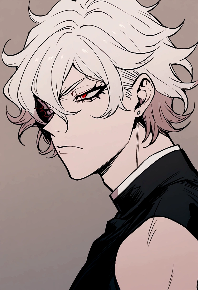 Akira Fudo, Devilman Crybaby, Male, with black clothes