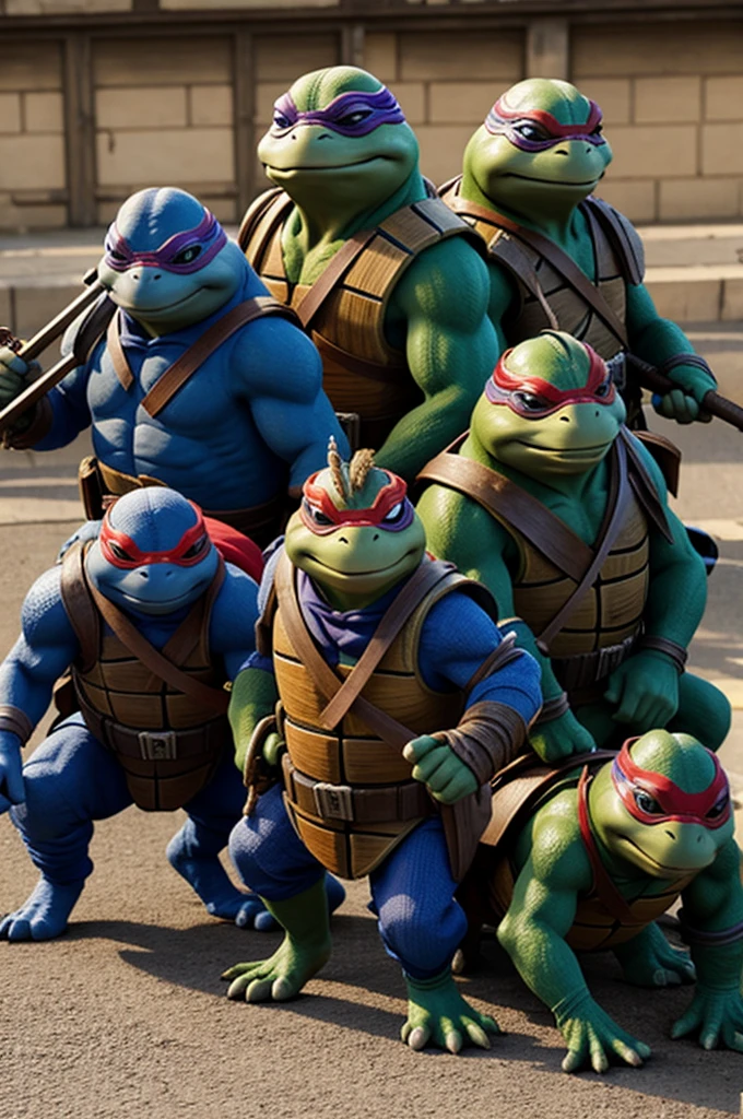 French Ninja Turtles