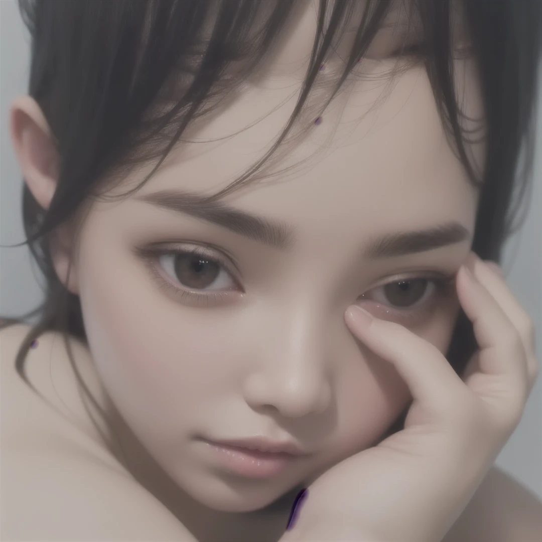 best quality, masterpiece, (realistic:1.2), 1 girl, brown hair, brown eyes,Front, detailed face, beautiful eyes