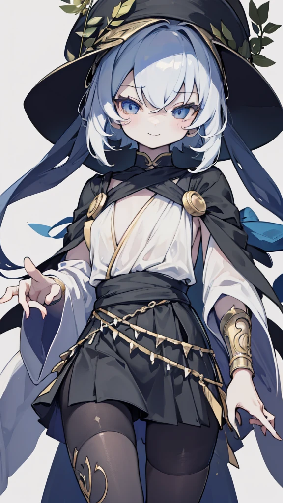 白丝 デカ尻ロリ，白丝タイツ，冥王星，ハデス，不気味なスタイル，ダークスタイル，ダークスタイル，ギリシャ様式，ギリシャの服，ネザーワールドテーマ -  SeaArt AI