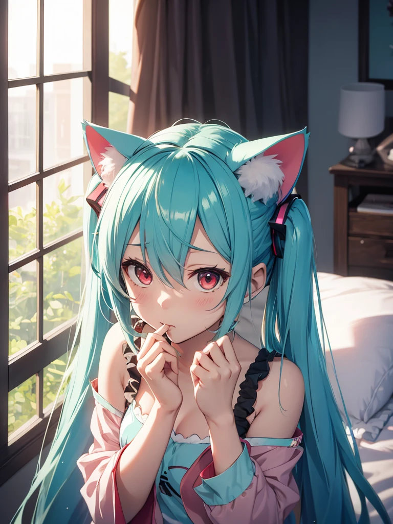 two beautiful skinny elf girls, rainbow color, neon grean and teal haircolor, naked, nude, no clothes, space buns, cute face, giant green and black octopus tentacles touching the girls, extreme abs, cute face, rainbow colors, city, cityscape, ancient ruins, beautiful girls, cute face, desert, cute face, long neon colored hair, cat ears, spread legs, extreme abs, rainbow colors, laboratory, desert oasis, cute face, water, detailed scene, futuristic style, rainbow colors, neon green detailes, in a e-girl room with a lot of stuff on the walls, naked, nude, no clothes, neon blue extremely long hair, cute face, extreme abs, very skinny, futuristic style, computer, cute face, cluttered room, art paintings, neon signs, window, drow elf, extreme abs, celestial labyrinth enchanted path, three cat girls, cute face, completely cool outfit, excessive green neon glowing jewlery, extreme abs, technology, girlfriends, Crazy psychedelic cat, extremely cute, crystal core, animal cat, magical, stunning