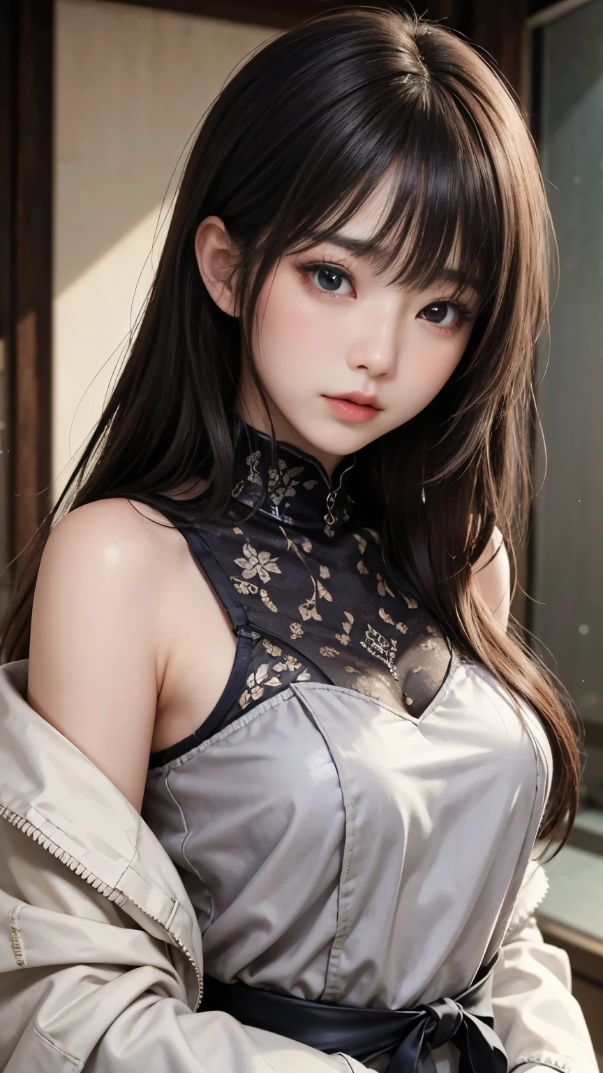 (最高qualityのディテール)、Realistic、8K Ultra HD、High resolution、(One Girl:1.2),(Fatal Beauty,Attractive beauty) ,(Mysterious charm:1.1),(Captivating silhouette),The 超detailedな、高qualityのテクスチャ、Intricate details、detailed、非常にdetailedなCG、高qualityの影、detailed 美しく繊細な顔、detailed 美しく繊細な目、Written boundary depth、Ray Tracing、20th generation、Cute K-Pop Girls、(The Face of Ulzan in Korea)、Thin face、(Urzan-6500-v1.1:0.6)、PurerosFace_v1、Glowing Eyes、Perfect body、 Viewer Display、(最高qualityのディテール:1.2)、Realistic、8K Ultra HD、High resolution、Close-up of a woman， realistic girl rendering, 8k artistic german bokeh, Enchanting girl, Real Girls, Gurwitz, Gurwitz-style artwork, Girl Roleplay, Realistic 3D style, cgstation Popular Topics,, 8K Portrait Rendering,（truth，truth：1.4），(Sparkling eyes girl:1.2)、The 超detailedな、高qualityのテクスチャ、Intricate details、detailed、非常にdetailedなCG、高qualityの影、detailed 美しく繊細な顔、detailed 美しく繊細な目、Written boundary depth、Ray Tracing、20th generation、Cute K-Pop Girls、(The Face of Ulzan in Korea)、Thin face、(Urzan-6500-v1.1:0.6)、cheek、Glossy Lips、、High resolution, Best image quality, 最高quality, Realistic, 超detailedな, Photo realistic, 4K 8K Ultra HD Full Color RAW Photos, Fujifilm(Medium format), Hasselblad, Carl Zeiss, Incredible dynamic range photography(utility_art：Smooth-768:1.1),High resolution, High pixel count, 明確なdetailed, Clear images, Natural color reproduction, Noise Reduction, High fidelity, quality, Software Improvements, Upscaling, Optimized Algorithms, Professional-level retouching,

1. Oversized coat:

The coat is、Choose an oversized design that covers from shoulders to knees.。Color is classic navy or black、or warm khaki or beige, hang on.、Choose colors that match the season。
2. Knitted sweater or turtleneck:

To protect yourself from the cold、Knitted sweater or turtleneckを選択してください。Match the texture and color of the knit to the coat.。
3. Wide leg pants:

For pants, Choose a wide-leg design、Combines ease of movement and style。Denim in dark tones or black trousers will look good.。
4. Knee-high boots:

What is included in an oversized coat、足首からふくらはぎまでカバーするKnee-high bootsとの組み合わせ。Boots are black or dark brown and chic.、Gives a stylish impression。
5. accessories:

シンプルなゴールドまたはシルバーのaccessoriesを選択してください、Add elegance to your outfit。for example、Long necklaces and large earrings are recommended.。
6. Handbags:

Handbags、Choose a color that matches the tone of your outfit.。Shoulder bags and tote bags are convenient and stylish。
7. Compensateと髪型:

Compensate, Choose natural colors that flatter your skin。Wavy Hair、By creating loose curls、Appeal to softness。