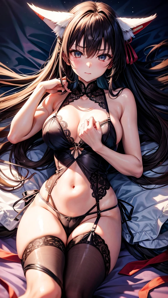 Satsuki Nakano in lingerie