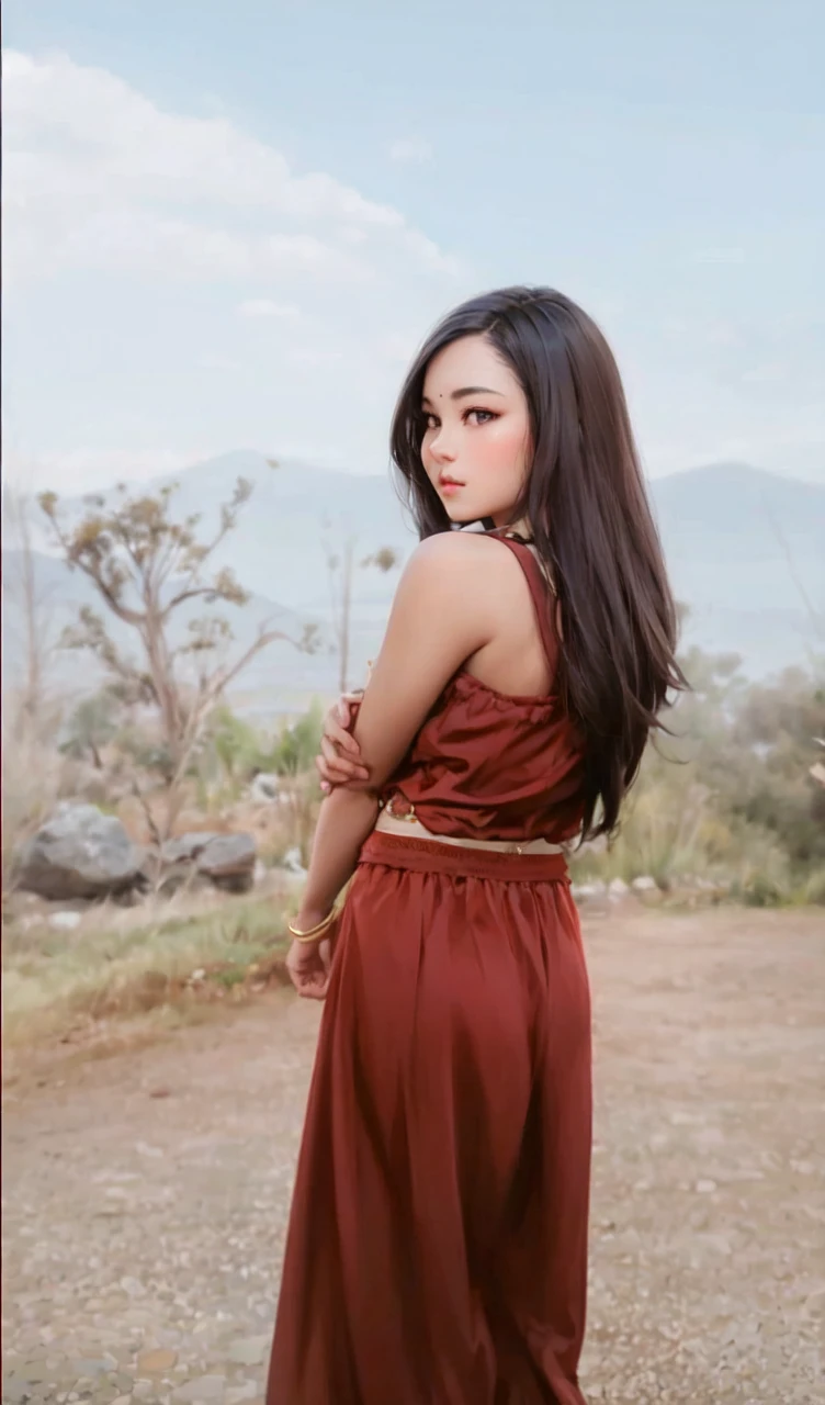 1 girl, serene expression, mesmerizing eyes, straight long hair, flowing dress, poised posture, porcelain skin, subtle blush, crystal pendant
BREAK
golden hour, (rim lighting):1.2, warm tones, sun flare, soft shadows, vibrant colors, painterly effect, dreamy atmosphere
BREAK
scenic lake, distant mountains, willow tree, calm water, reflection, sunlit clouds, peaceful ambiance, idyllic sunset, ultra detailed, official art, unity 8k wallpaper
, zentangle, mandala