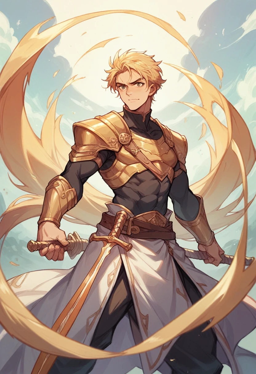Golden sword