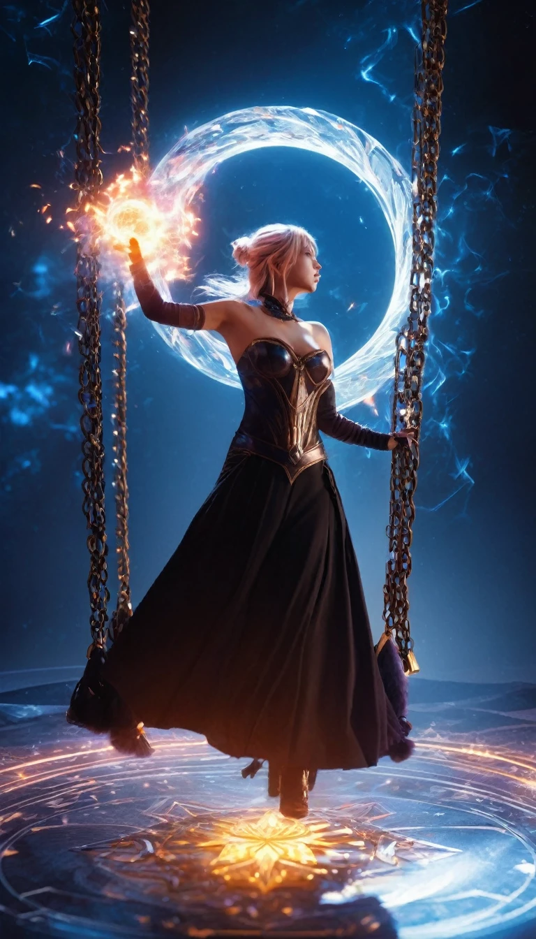 Very beautiful Final Fantasy style。Its beauty is unparalleled。,(Detailed texture skins:1.4), Kojima Aya&#39;masterpiece, imagine, wonderful dreams, A symbol of nature's mysterious beauty, Production Character Rendering, Octane Rendering, Brave warrior , justice, Utopian, 未来感とcomplicatedさ, The snowflake Light blue rose symbolizes purity and delicacy, More about Fumi Kojima, (Rich and deep colours:1.4), carefully made, artwork, diamond armor, moneyen ratio, delicate diamond lace thread, Delicate crystal lace thread, delicate gem lace thread, Lace thread Smooth lines, complicated machine parts, resulting in a highly detailed and complicated masterpiece that combines final fantasy, sf, Futuristic, and Utopian themes with a touch of Gothic Surrealism. the artwork achieves an unparalleled level of realism, Stunning 32K resolution graphics,Elaborate scene style,dream-like,Ultra-realistic mixed fantasy world,A fusion of realistic and fantastical elements,Magical Effects,close,Perfect beautiful face and body, Ray Tracing, Light, Vibrant colors,Elemental,mysterious,Pure,terrible,complicated,Surreal,Exposure Blending,Medium Shot,Bokeh,(High resolution:1.4),High Contrast,(Cinematic, white),(Calm colors, 薄dark色, Calm tone:1.3),Low saturation,(Super detailed:1.2),(????:0.4),(((Sword of God:1.3))),(((whole body:1.4))),white, nine tailed fox ,Auspicious,See through,transparent,
(Excalibur:1),(Swirling Flames:1),(((girl:2))),(((Big swinging bust:2))),(Xiao), (Blowing, play),
[armor|dozen|Regular product],(Magic circle on the ground, Casting a Spell, Swirling Magic, Light particles),dynamic Light,red,fire, red fire eyes,elegant,Rays of Sin,dark,(dark magic), (strict), The battle between good and evil,
Dreamwalker, Superpower, concentrate, Levitation, Enchantment, telekinesis, clairvoyance, projection of thoughts, operate, Mental power,Colorful psychic energy e-manifestation, Background Magic, mysterious atmosphere,
(Stochastic angle, Stochastic Pause,Probabilistic actions),(Swing Hair:1.4),((Shake your wet hair:1.4),Shine,(Shine),(red),black,Blood,green,
(money),Silver,diamond, Pearl, gem, sapphire, Ruby, Emerald, luxury,jewelry,wonderful,necklace,bracelet,hairpin,embroidery,reflection,Ray Tracing,aura,
