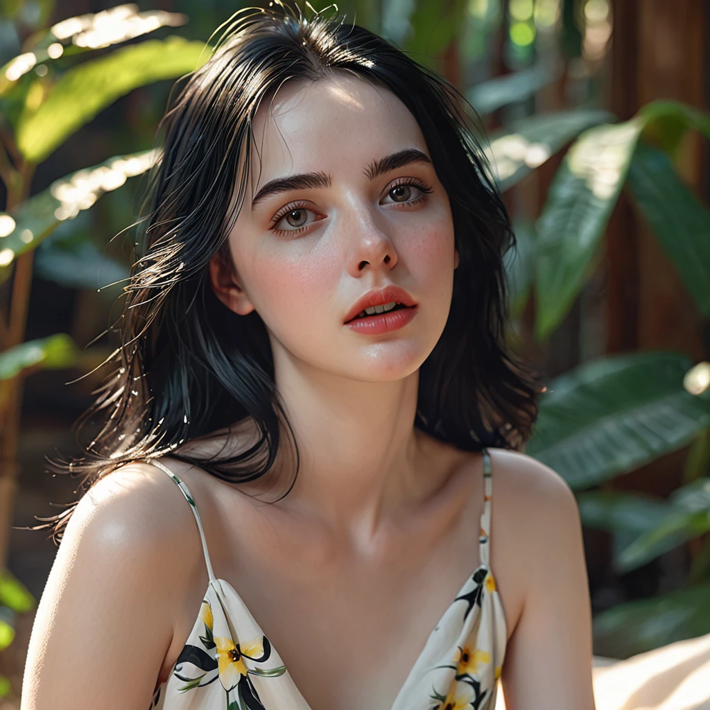 Oral rape of the beautiful girl with realistic black eyes, pale skin, mid-length black hair, cum on perfect face, perfect eyes, wearing sheet sundress, highly detailed, comprehensive cinematic, digital painting, 8k, cinematic lighting, best quality, highres, detailed work, post-processing, perfect result, hyper realistic
