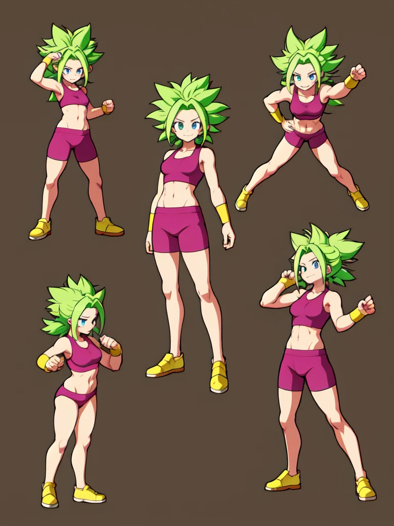Kefla
Solo . Fullbody . Simple background , multiple view , Fitgirl ,