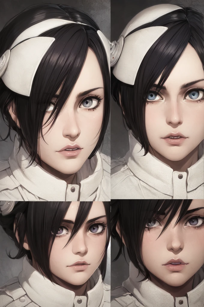1girl,ultra high details, ultra high auality,(highly detailed face)1.2,(high quality of face)1.3,Mikasa Ackerman,highly detailed abs,perfect female anatomy, best quality of shadows,highly detailed muscles,beautiful face,volume shadows