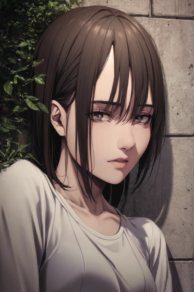 1girl,ultra high details, ultra high auality,(highly detailed face)1.2,(high quality of face)1.3,Mikasa Ackerman,highly detailed abs,perfect female anatomy, best quality of shadows,highly detailed muscles,beautiful face,volume shadows