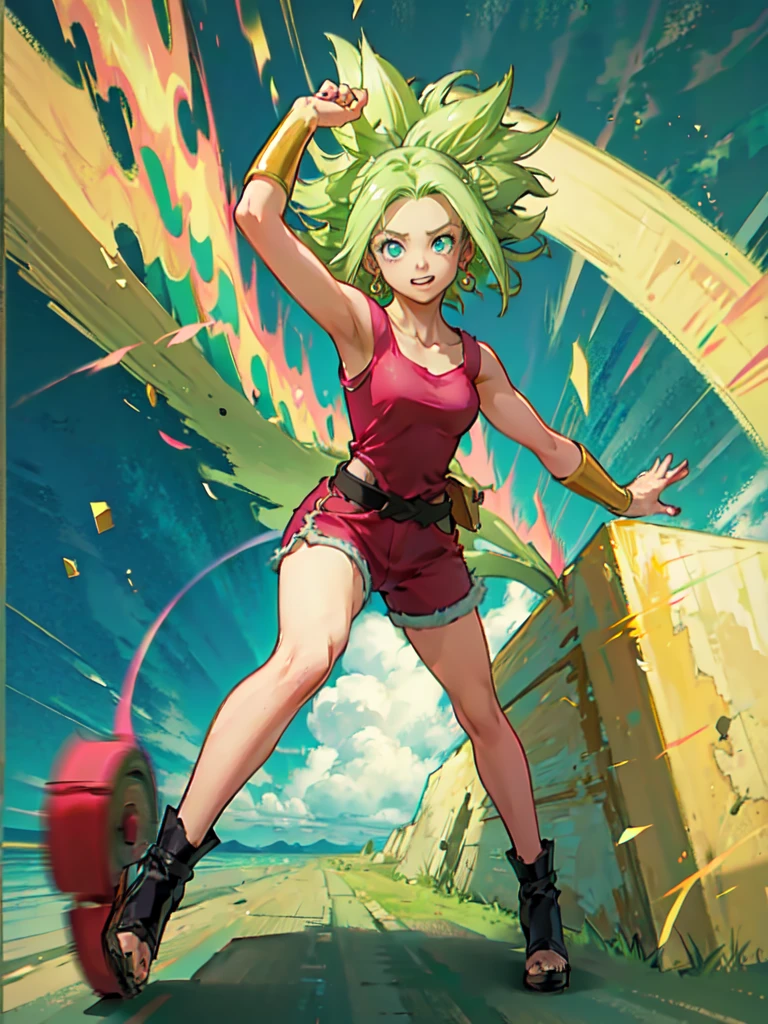 Kefla
Solo . Fullbody . Simple background , multiple view , Fitgirl ,  