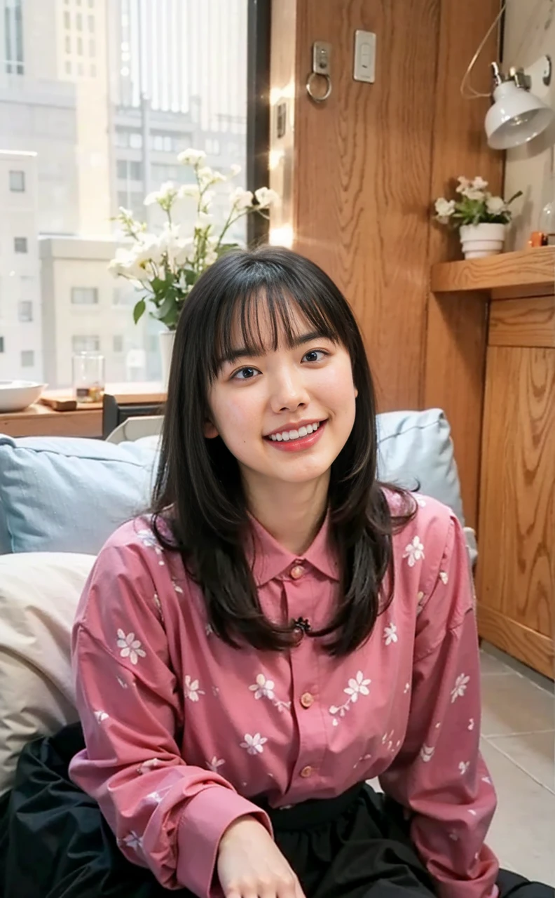 Masterpiece, Top Quality, Illustration, Super Detailed, Finely Detailed, High Resolution, 8k Wallpaper, Perfect Dynamic Composition, Beautifully Detailed Eyes, Lolita in the Galaxy, Floating in Outer Space, Frilly Skirt, ( Black hair 1.2), (huge breasts: 1.1), cleavage, nice pose, sneers, outer space, 18 year old girl, nice, (cute: 1.3), (beautiful: 1.5), sexy looking at camera shot, sideways glance, glare, moody, downer, cool, boyish, looking sleepy, smile, portrait,
