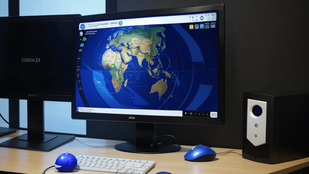 arafed computer monitor with a globe on it and a mouse, hi - tech, hi-tech, technological screens, a computer rendering, portlet photo, is a stunning, technological, computer screens, media photo, advanced technology, computer network, futuristic computer, digital world, colorful computer screen, by Joseph Werner
