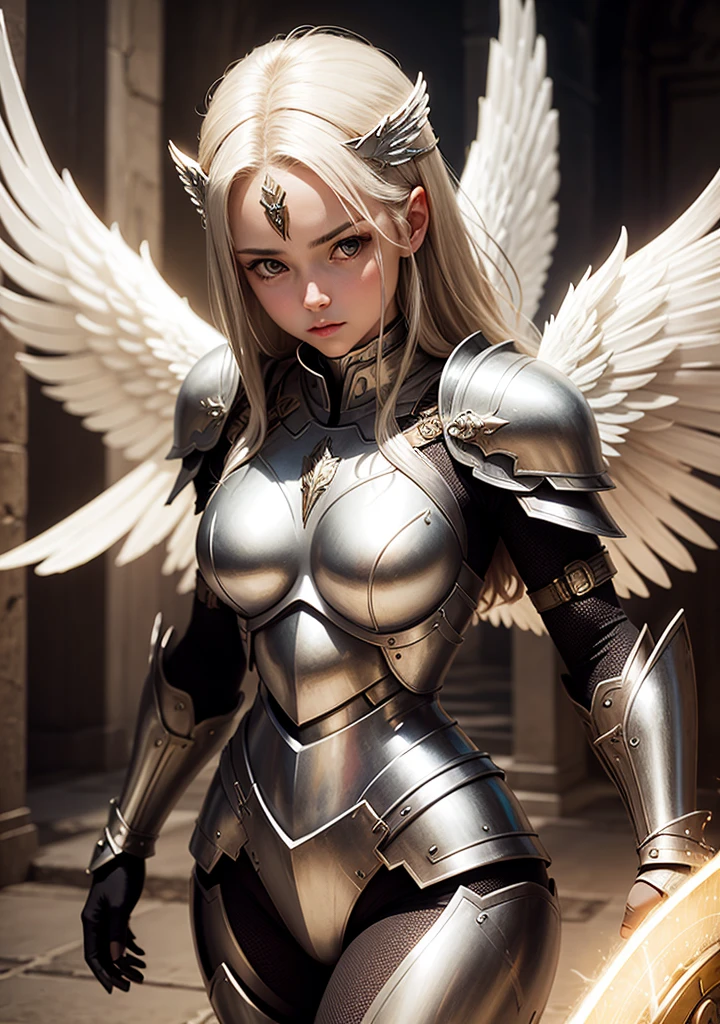 angel woman with armor of light