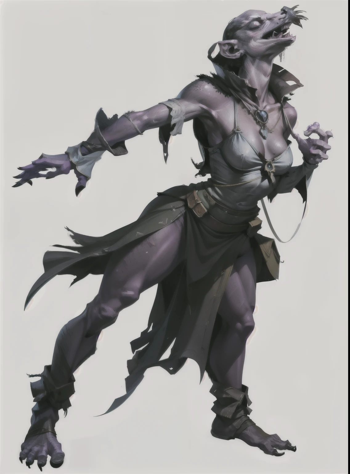 I want a character on a white background, png,full body image, I want a collector, a character who collects organ body parts and collects, crow-like, grotesque

