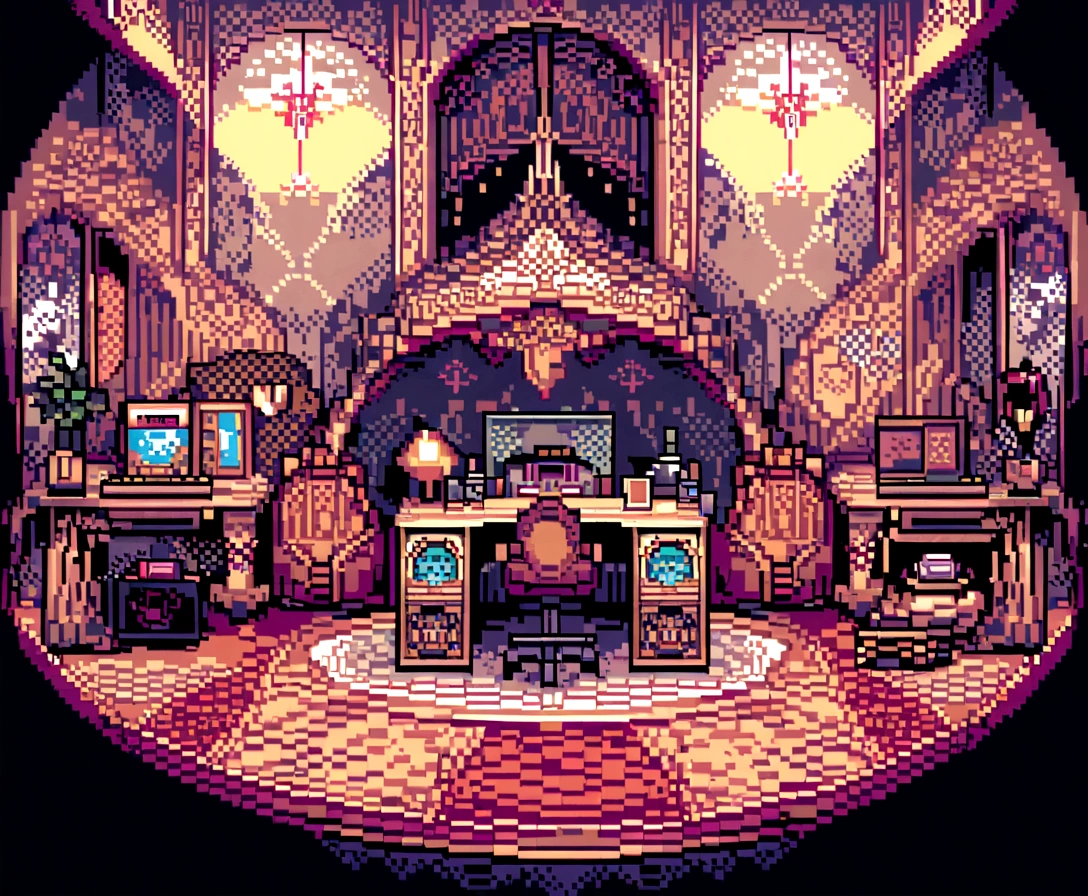 Joystick vintage. pixel art