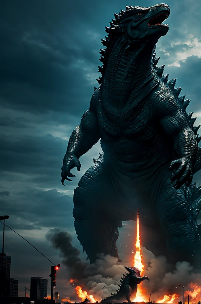 Godzilla solo subsequently became 2D