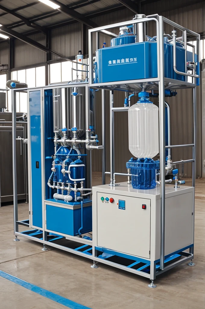 Circular decanter water treatment machine