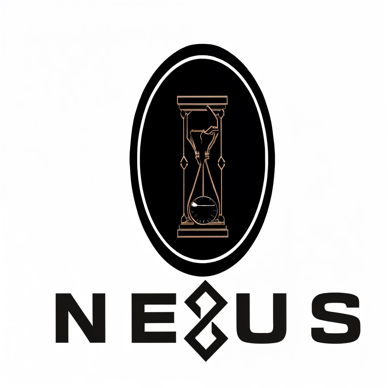Make a hand watch that has the characteristics of this logo