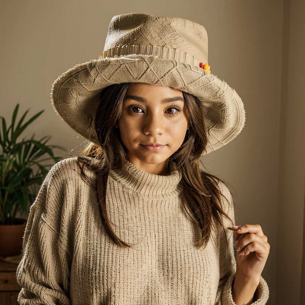 a guinea pig( with sweater) (sombrero)