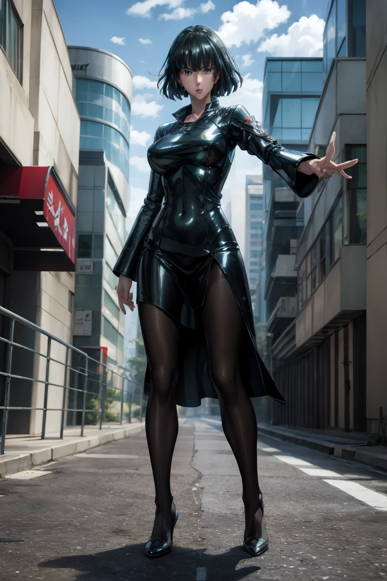 Fubuki, Beautiful cyberpunk woman with crown, With Master Chef style armor, sci-fi technology, HDR (High Dymanic Range), ray tracing, very sexy, whole body, battle pose