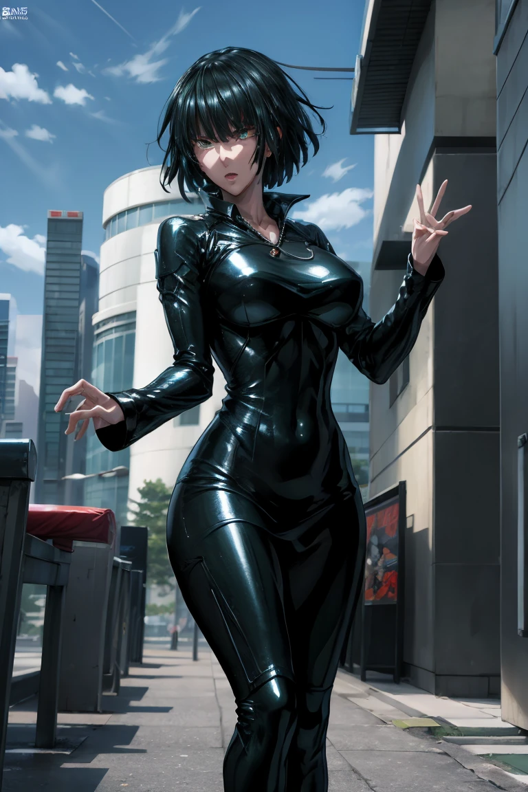 Fubuki, Beautiful cyberpunk woman with crown, With Master Chef style armor, sci-fi technology, HDR (High Dymanic Range), ray tracing, very sexy, whole body, battle pose