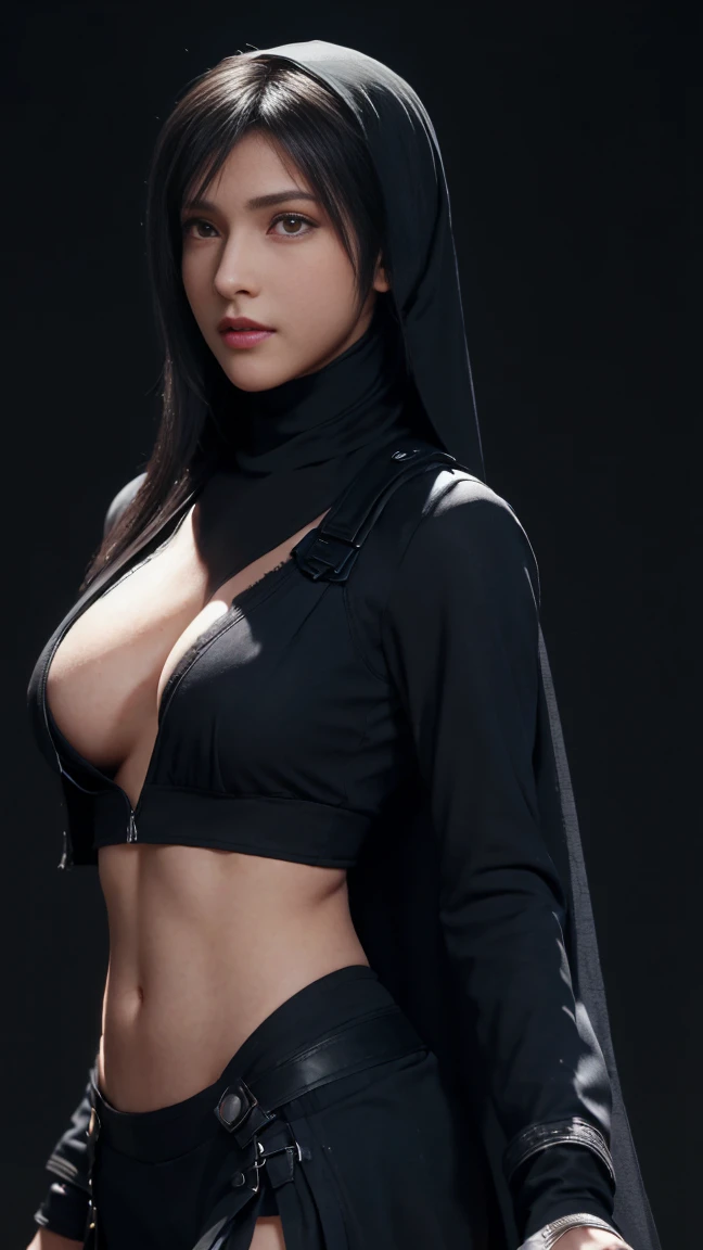 (In the Dark: 1), (highest quality), (Reality: 1), Movie Posters, Realistic skin texture, Very detailed, 8k wallpaper, Volumetric lighting, Dynamic Lighting, With a girl, Long black ponytail hair, Black Robe　Ample breasts, Red Belt, small amount of armor, Pauldrons, Waist Guard, Handguard, Veil, holding a long sword in front of you,hold a trench knife, (((She lifts her skirt to reveal her beautiful wet hairy pussy))), ancient Chinese style, short sword at waist, attack posture, Bloodstain, Torn clothes, Battlefields of Ancient China, A group of ancient soldiers chasing and killing, Arrows fly, war is flying, night, Dramatic composition, Around the sword, rich background details, war,(Crouching and peeing:1.2),(Smile shyly)