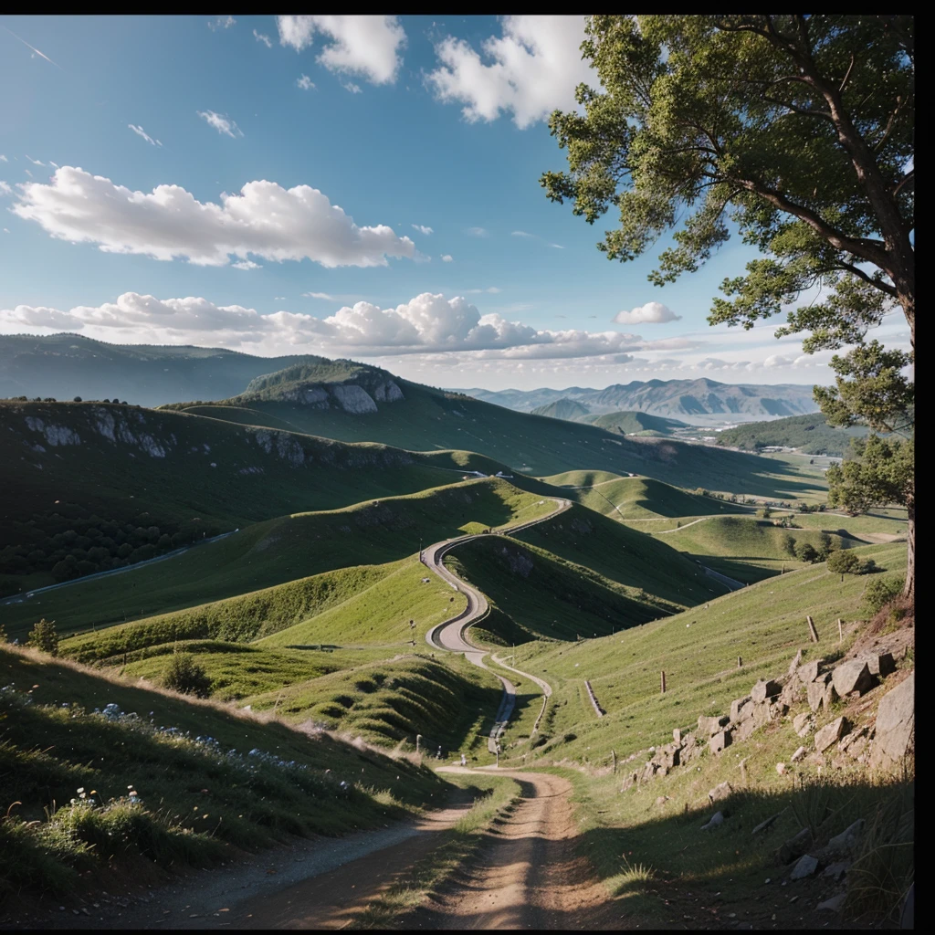 I need a high quality image ai generated landscapes