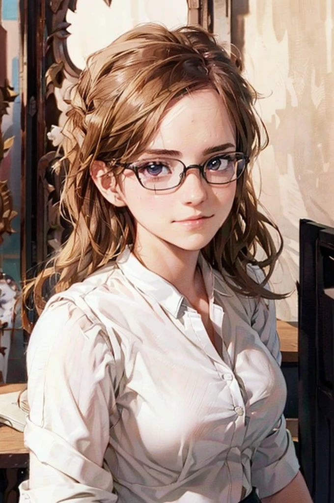 Masterpiece, 最high quality, high quality, High resolution, high quality texture, high quality shadows, High resolution, Beautiful details, Detailed CG, Detailed Texture, Realistic representation of face, Realistic, colorful, delicate, Cinematic Light, Side light, Lens flare, Ray Tracing, sharp concentrated, (1 Girl,concentrated:1.3), ( Intricate details, compensate, PureErosFaceV1:0.5), (細部まで美しいdelicateな顔, 緻密で美しいdelicateな瞳, Perfect Facial Proportions, Dense skin, Optimal ratio of four fingers to one thumb,Unified 8k wallpaper, Arms under chest, Modest chest, Wide Hips, Smooth upper abdomen, 35 years old, blue eyes, glasses, air fortress hair, blonde hair, house wife, the gaze of true love, lips of temptation, A look full of compassion ,a smile full of love, i love you, Acting lovey-dovey, I love you so much I'm crazy,
cabin attendant uniform,white blouse,tight fitting black skirt,black stockings, excellent secretary ,working as a secretary, wooden desk, wooden chair