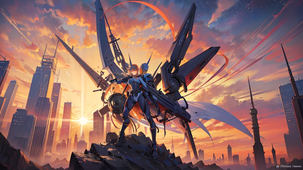 alien planet, sunrise time