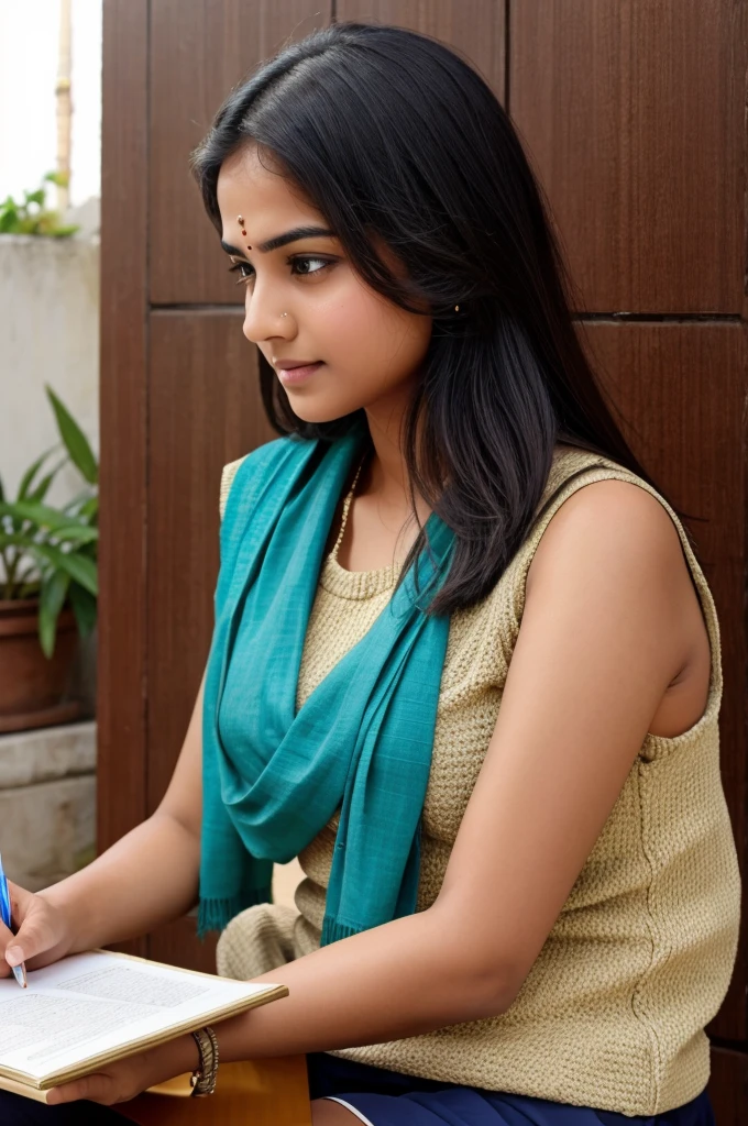 UPSC Aspirant studying image