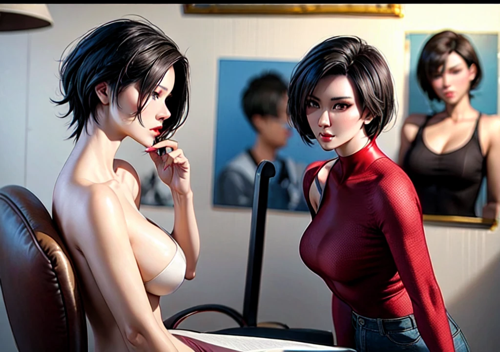 ((best qualityer)), ((work of art)), (detailded), Ada Wong,