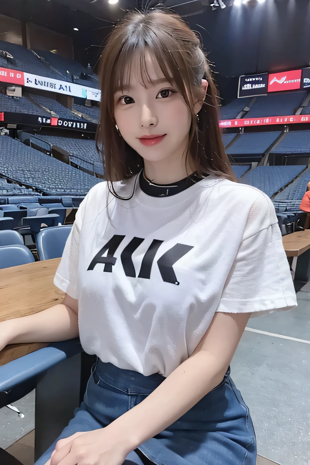 4k(8k),skirt,t-shirt,Stadium