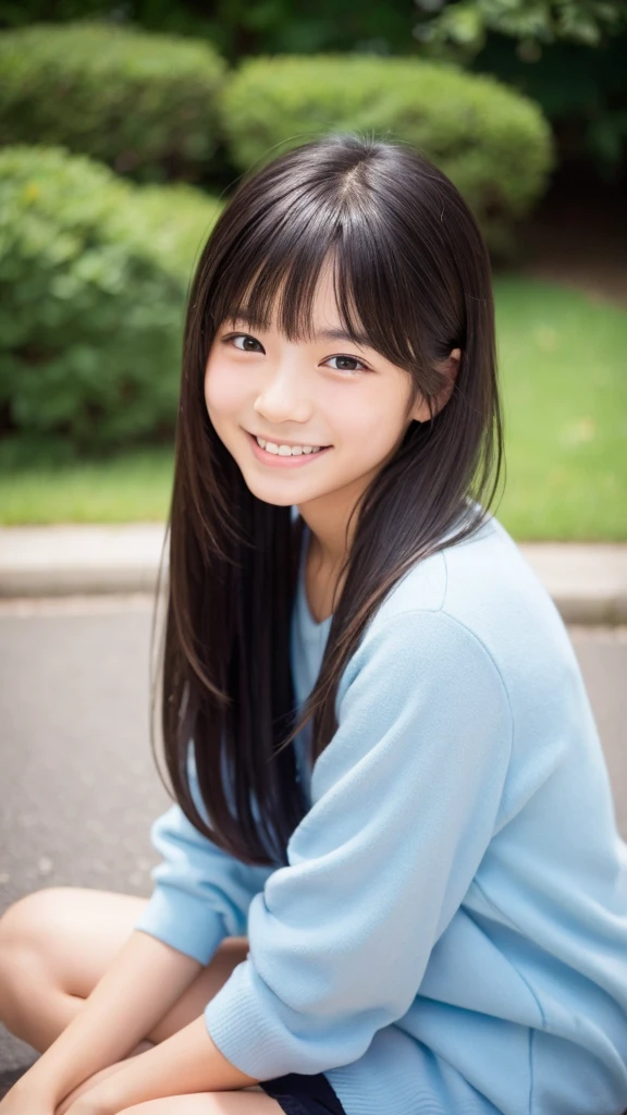 Reality,Photography by Yasuko Tomita、15 years old、smile、
cute、Hairstyle up