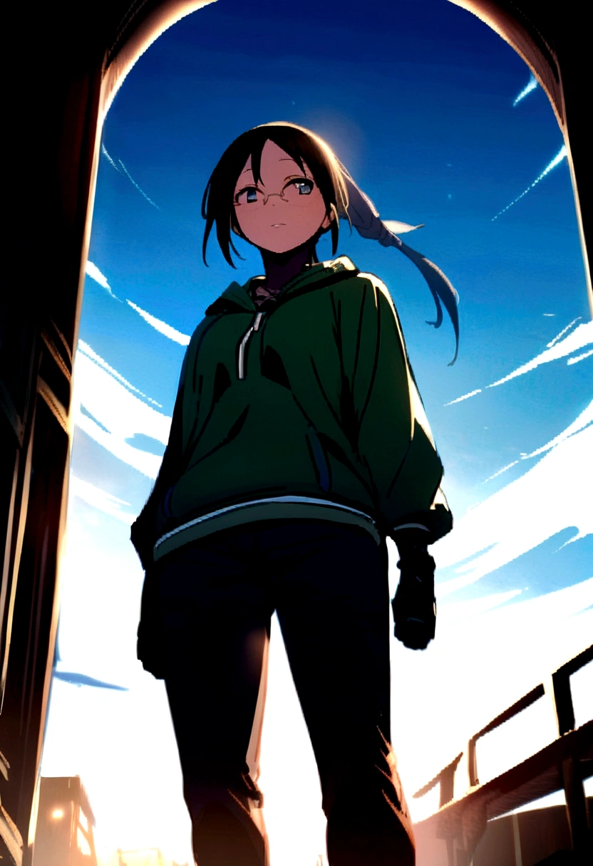 Hinata hyuga , perfect  , revealing clothes,glasses on 