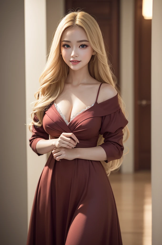 best qualityer, Cao Cao_resolution, distinct_imageio, detailed back ground ,Kizi,woman totally fucked , ultra realistic woman, meticulously detailed, retrato sophie mudd, hair blonde:1.2 and big eyes, Foto de uma mulher , violet myers, Make-up natural, guy with artgram, subtle makeup, stunning full body standing medium to large size bust, Elegant social clothing looking away from camera,  pure hair blonde:1.5, beautiful medium sized breast, 

 ....Cao Cao, athletic, triangular face, skin fair, long brown hair, hazel eyes, [[curved nose]], thick lips, round portruding chin, instagram model, cheerful grin, medium breasts, coral stain lipstick,
work of art, hope but, 8K, awardwinning, CRU photo, Cao Cao quality, 35mm photography, Film grain, bokeh, proffesional, 4K, Cao Caoly detailed, 
