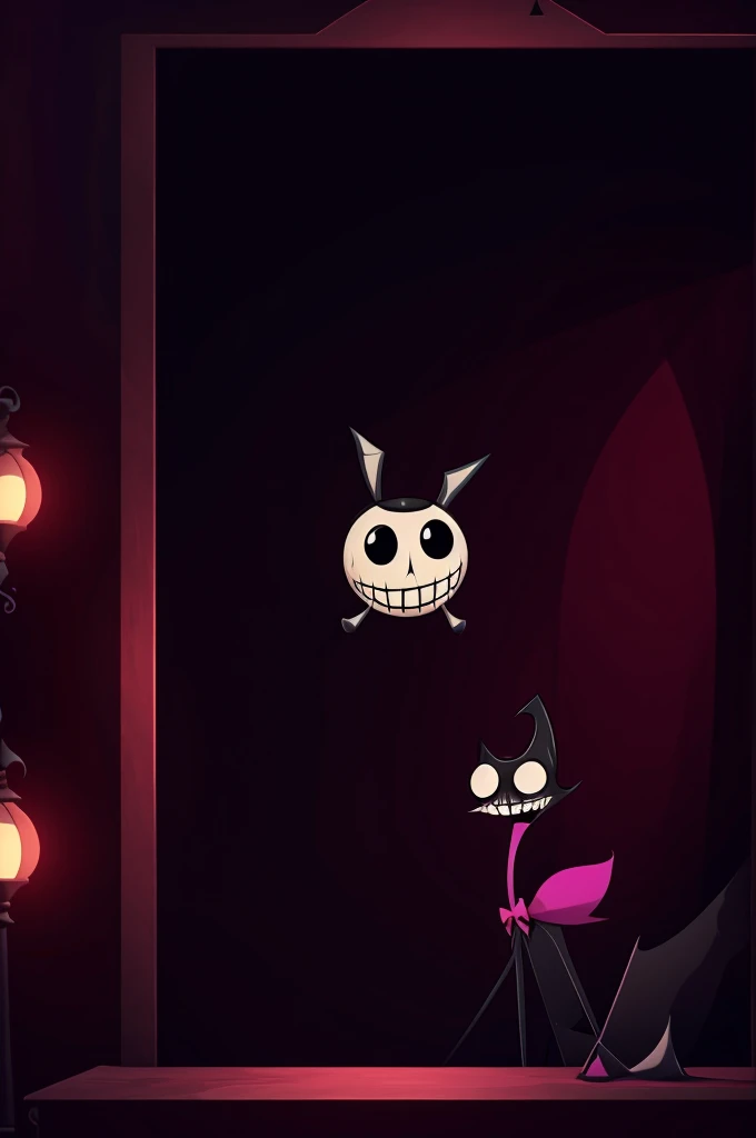 Screenshot of Hazbin hotel Adam&#39;s daughter being a fallen angel 
