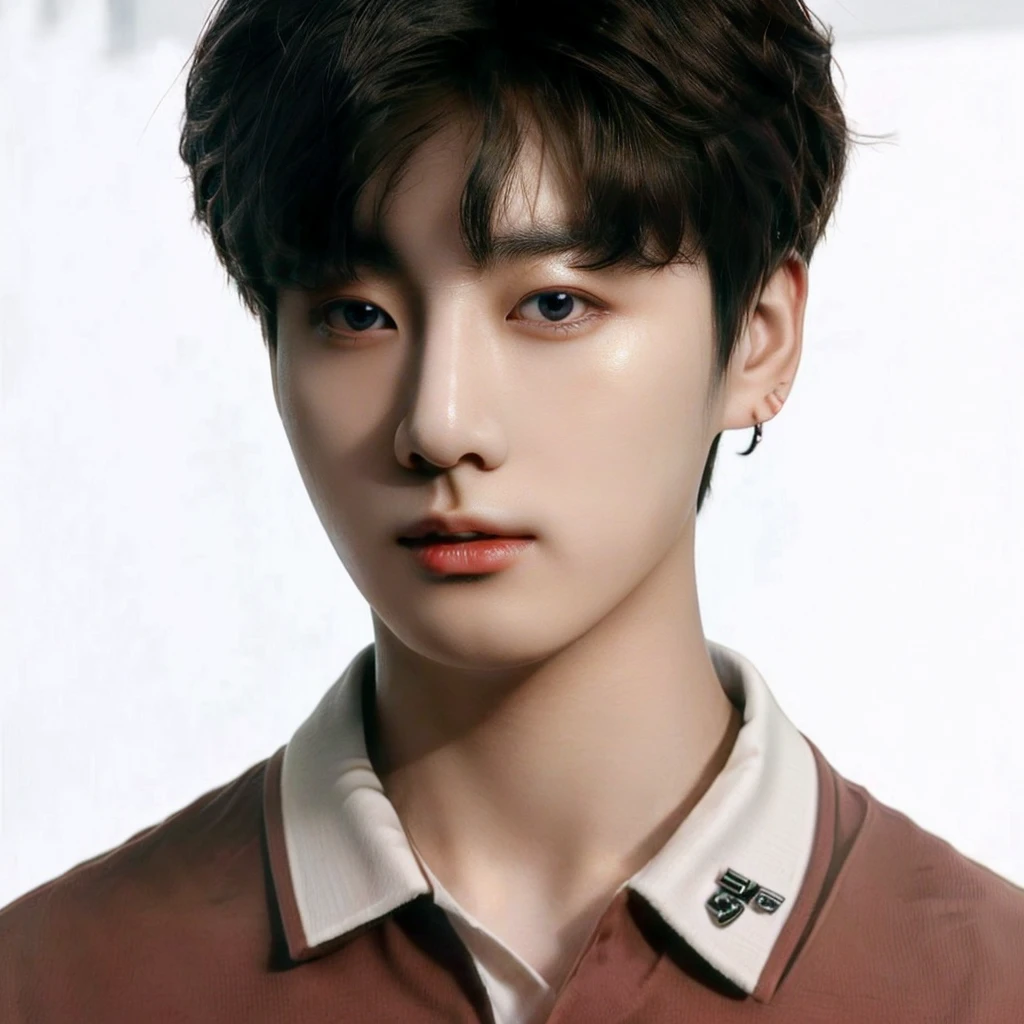 blurred image of a young man in a polo shirt, Jinyoung Shin, Kim Doyoung, yanjun chengt, adorable and pale korean face, who is siwoo, hyung tae, jaeyeon nam, jung jaehyun, Ulzzang spacious, Sun Hyuk Kim, Hong Jun Hyung, young pale angel, inspired by jeonseok lee, Tae June Kim, Jeon Jungkook from bts