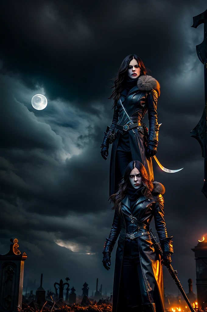 1 girl, adult british woman, blue eyes, brown blowout hair,
portrait, solo, half shot, looking at viewer, detailed background, detailed face, (V0id3nergy, void theme:1.1) ethereal emissary of death, dynamic pose, reaper, scythe, rot, floating particles, cold, underworld, graveyard in background, rats in background, fog, dark clouds, moonlit night, sinister dark atmosphere,