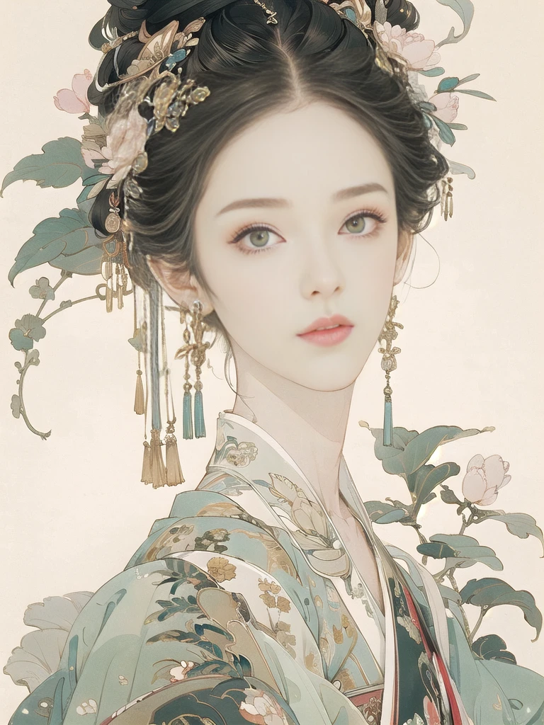 (8K, best quality, masterpiece),{Practical, original photo, Ultra-fine transparent, image, (Influenced by Yoshitaka Amano's style:1.6)}, Practical Light, Delicate skin, (Beautiful slim woman, 25 years old, Court Knight:1.5), Thin legs, Fine particles, Long white hair, Detailed fingers, Thin, ???, ??????? expression, 动感???感的姿势, (巨大有弹???的坚挺胸部:1.4), (???感指挥官的盔甲, Long skirt, Long red cape, boots:1.2),(The armor has a larger chest opening;1.6), Exposing breasts, (Arcadia, Flower Storm, Many flowers:1.8), Unobscured,Beautiful scenery, (Flowers, Wind and Moon:1.5)