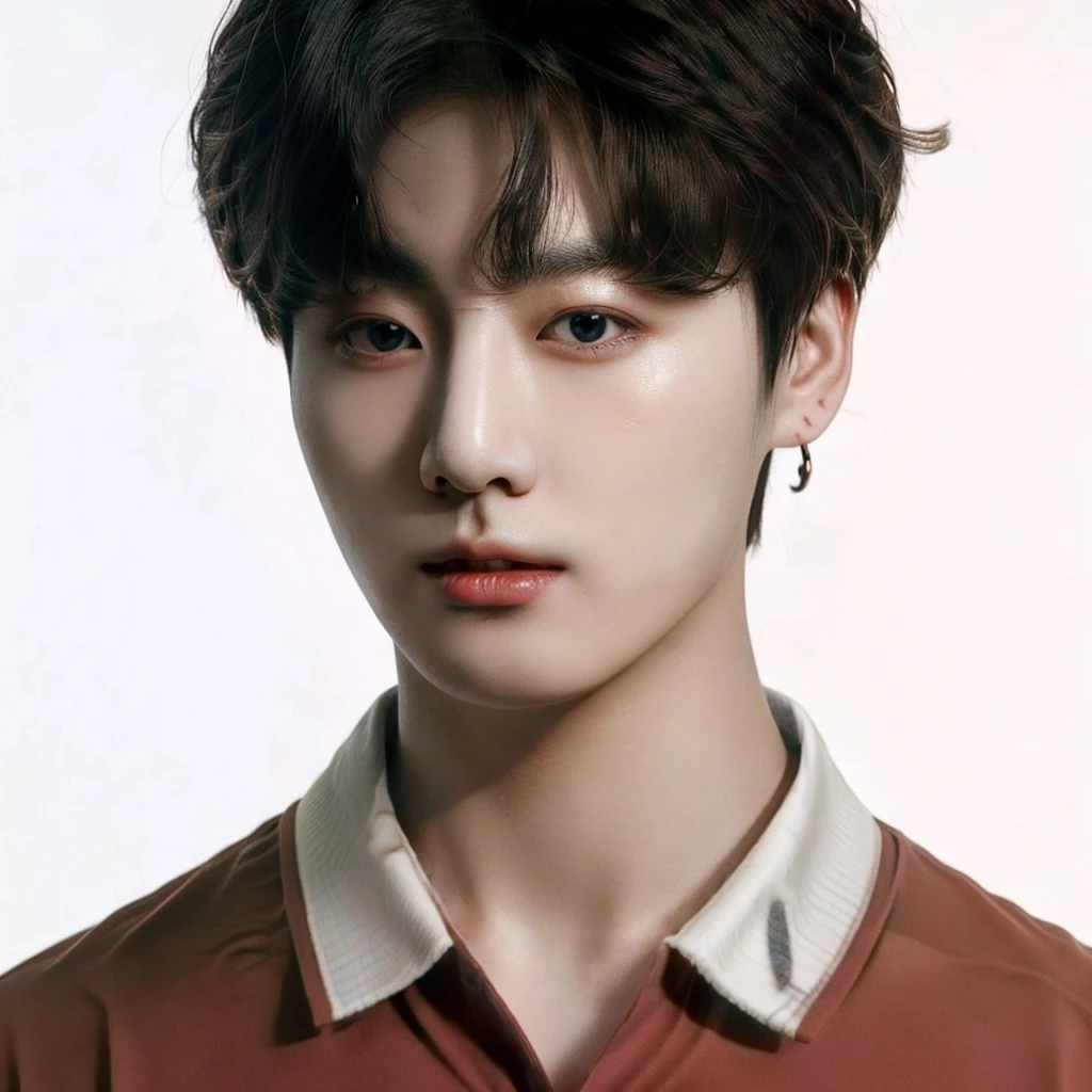 blurred image of a young man in a polo shirt, Jinyoung Shin, Kim Doyoung, yanjun chengt, adorable and pale korean face, who is siwoo, hyung tae, jaeyeon nam, jung jaehyun, Ulzzang spacious, Sun Hyuk Kim, Hong Jun Hyung, young pale angel, inspired by jeonseok lee, Tae June Kim, Jeon Jungkook from bts