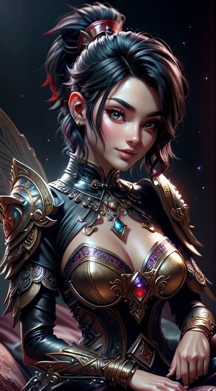 heart hands own hands together,red heart,(heart eyes:1.2), valentine,piercings,virtual_realism,choker,elf ears,(velour goth dress:1.2),short hair,(chin lifted up:1.2), stern look,(shiny skin:1.2),(black lipstick:1.2), (light on face:1.2),illuminated face,black eyeliner,best light and shadow, detailed light, dappled light,A meticulous depiction of the facial features, ((huge tit)),(RAW photo:1.2), (Photorealistic:1.4), Beautiful detailed girl,ultra - detailed, high resolution, Very detailed, Best quality.